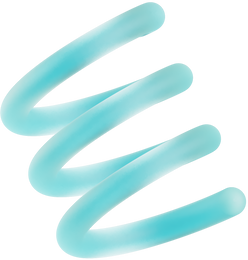 3D Frosted Glass Spiral 
